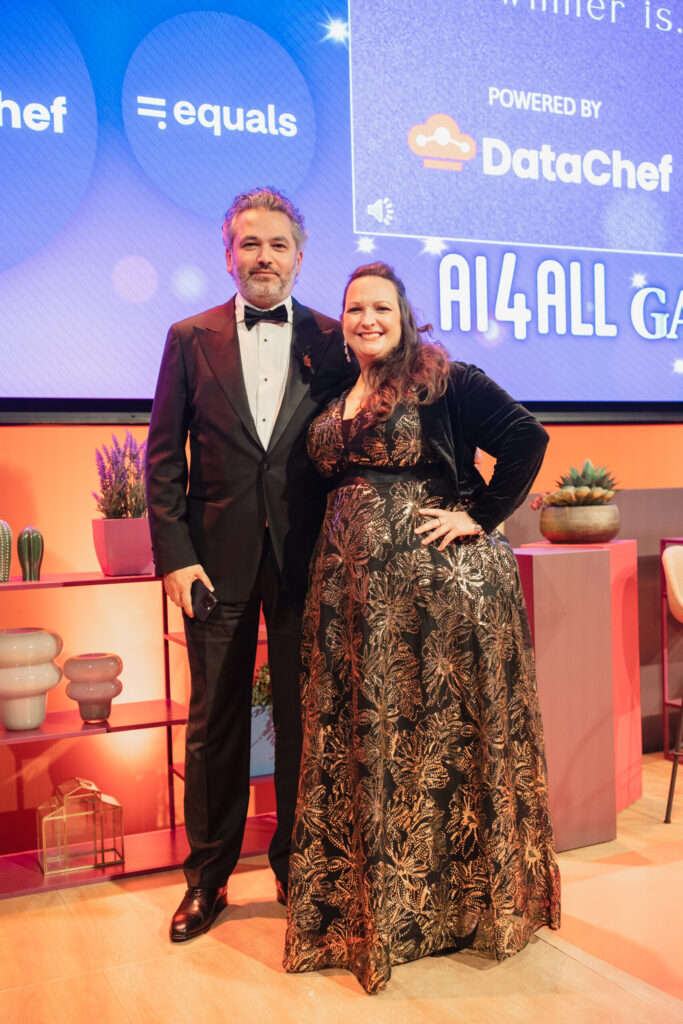 Ashkan Roshanayi, CEO, DataChef and Karen Harriss, co-founder and co-CEO AI4ALL